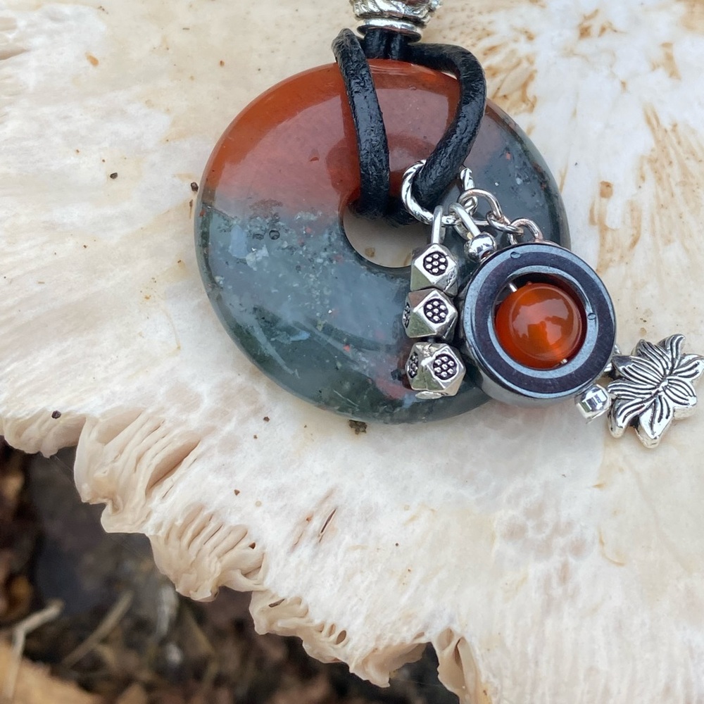 Healing Necklace - African Bloodstone